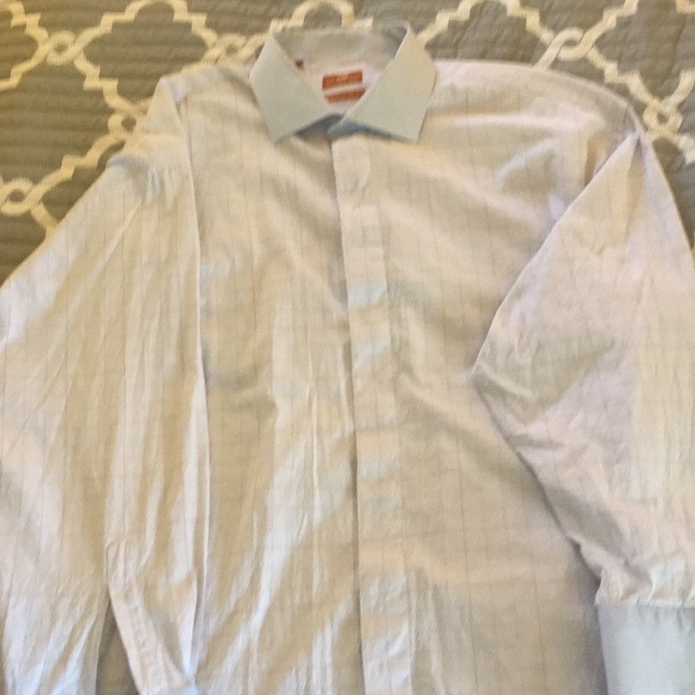 Steven Land Shirt blue/ brown Plaid pattern